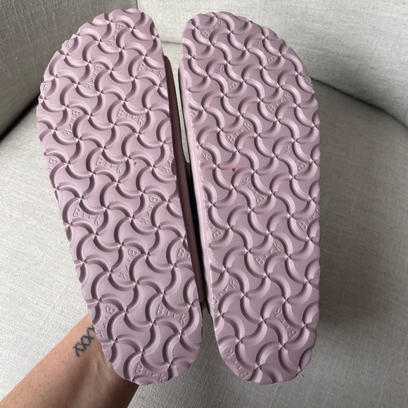 NWOT Birkenstock Arizona Big Buckle Natural Leather Nubuck Size 38 - Picture 8 of 10